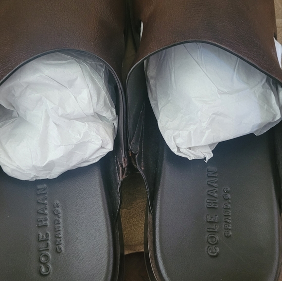 Cole Haan leather slides - Picture 3 of 14
